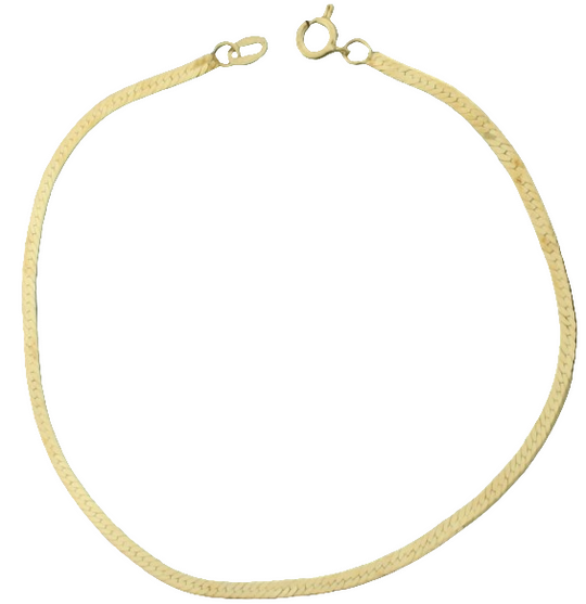 Estate Gold Herringbone Bracelet